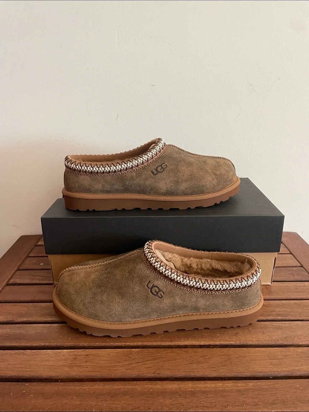 UGG Tasman Baxter Slippers Chestnut USA Men Size 8/UK 7/EU 41